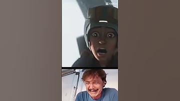Pedro pascal crying over tech,s death #starwars #thebadbatch #tech