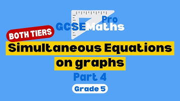 Simultaneous Equations on Graphs | GCSE Maths Pro