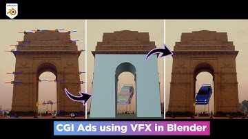 create cgi ads using VFX in blender #blender #cgi #vfx #animation