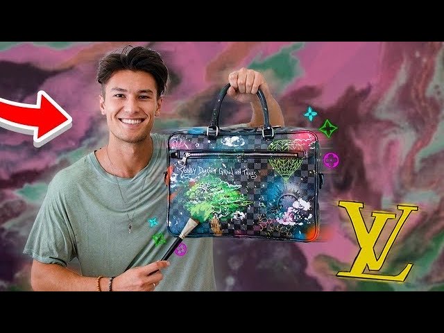 lv painting bag