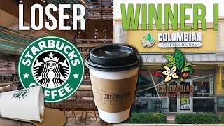 STARBUCKS DEFEATED by local Colombian Coffee House by Mark Worch