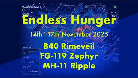 Endless Hunger - Rimeveil Zephyr Ripple - Zombie Gunship Survival