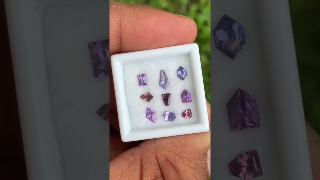 9 Stone Parcel of Multi Color Unheated Sapphire !!
