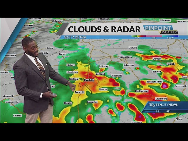Thursday hot in Charlotte; afternoon kicks off a few rainy days