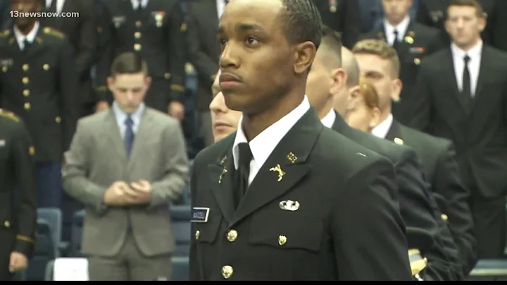 Nearly 100 military officers received their commissions at ODU in Norfolk