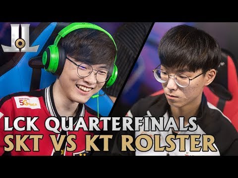lol dolls LCK Playoff Quarterfinal Highlights: SKT vs KT | Lolesports
