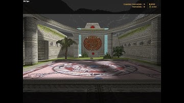 Counter-Strike CS 1.6 de_aztec_ruins gameplay vs expert bots de_aztec aztec