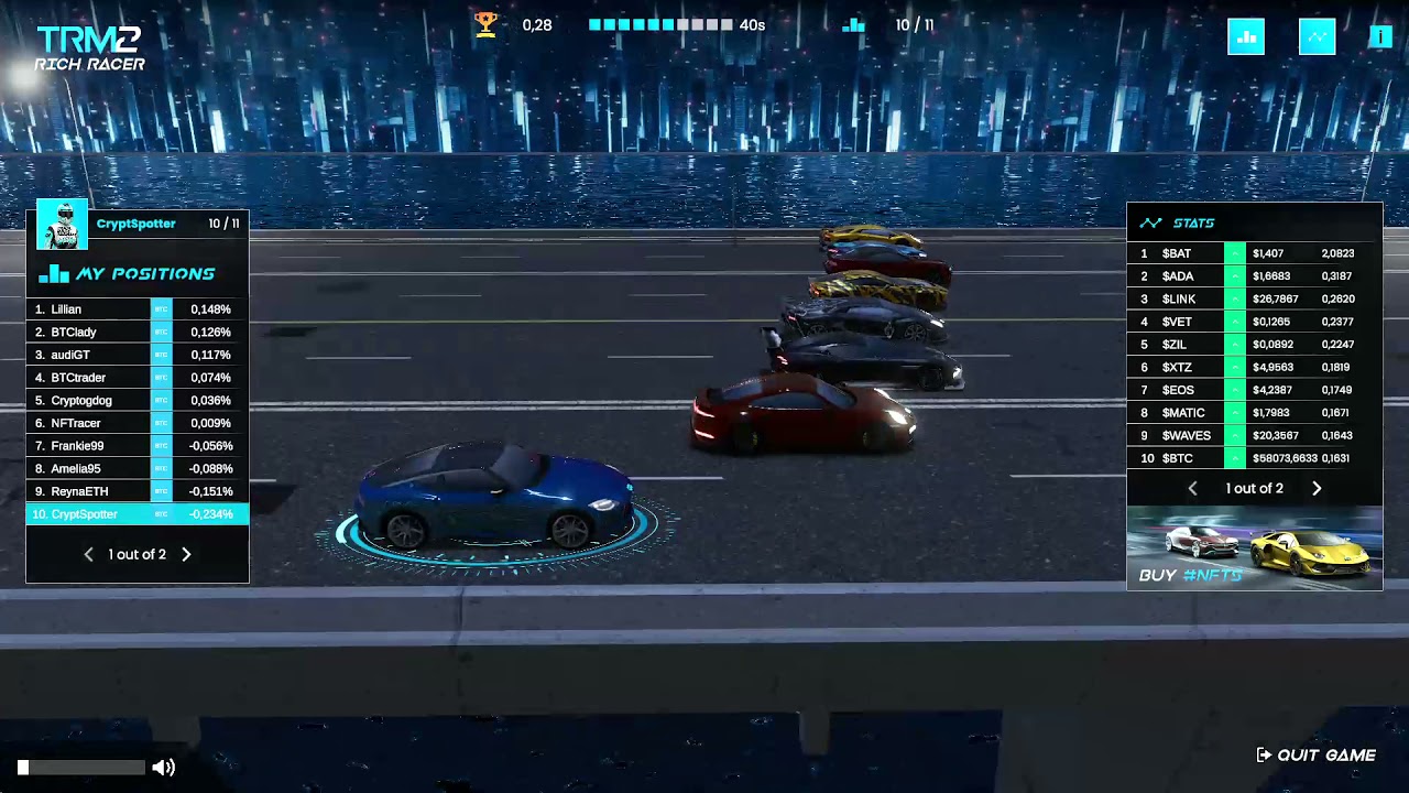 Trade Race Manager TRM2 Alpha 