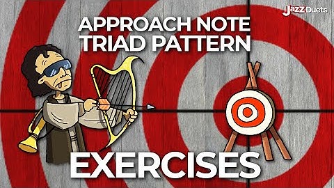 Approach note Triad pattern Exercises