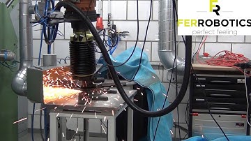 Fully-automated quality test of abrasives with FerRobotics ACF-K grinder