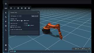 Robot arm circle path easy in BabaCAD Robotics Web