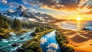 🌿 Nature's Harmony | Mountains, Rivers, Forests and Seas