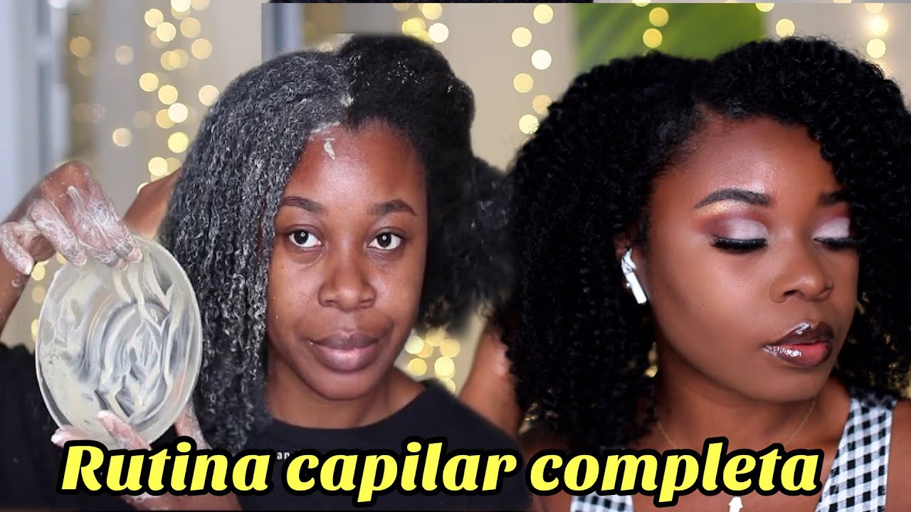 RUTINA CAPILAR COMPLETA || Detox capilar, Lavado del cabello afro || Definición || Rihanel