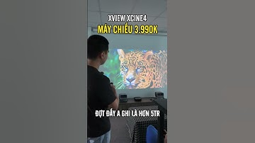 Máy chiếu Xview Xcine4 vẫn là lựa chọn tốt nhất cho máy chiếu phổ thông gia đình giá rẻ #maychieu