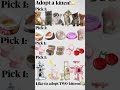 Choisis ton bébé chat et ses accessoires #cat#foryou