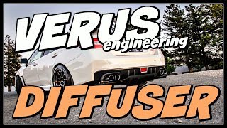 VERUS ENGINEERING REAR DIFFUSER 2015-2017 WRX UN-BOXING