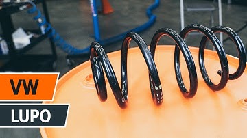 How to change front springs VW LUPO TUTORIAL | AUTODOC
