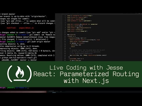 React: Parameterized Routing