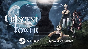 An authentic 8-bit style dungeon crawl RPG『Crescent Tower』Steam version is released today!