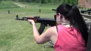 Shooting a Full Auto Polytech AK-47