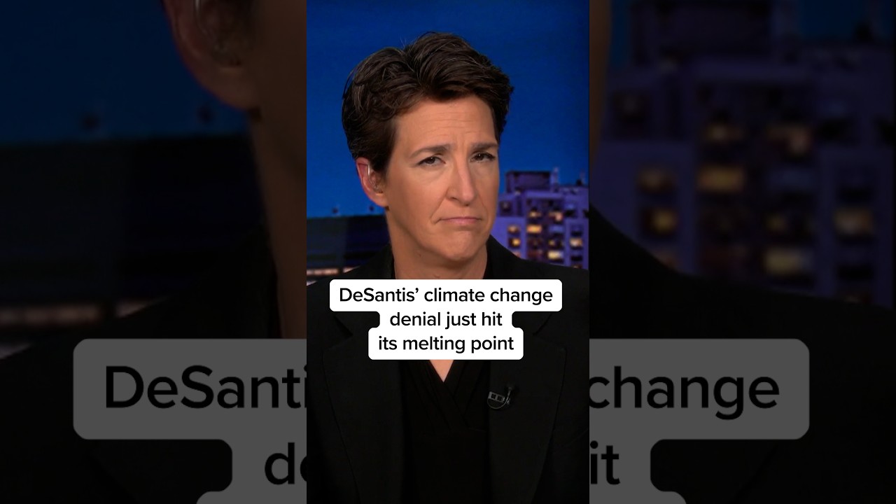 DeSantis’ climate change denial just hit its melting point