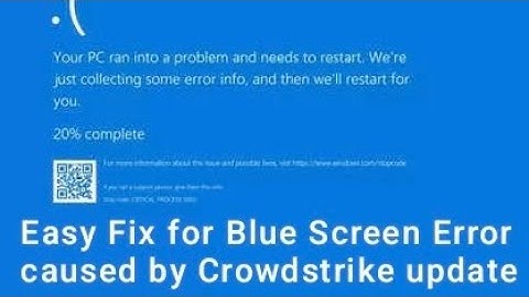 Easy Fix for Blue screen error caused by Crowdstrike update | #microsoft #windows #error