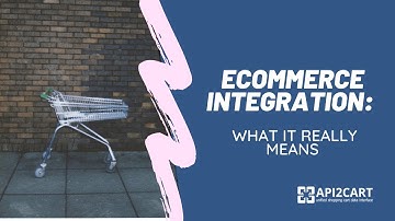 eCommerce Integration: What It Really Means | API2Cart