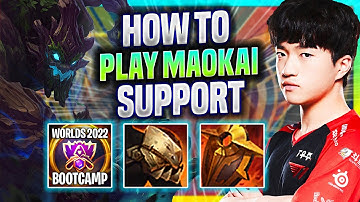 LEARN HOW TO PLAY MAOKAI SUPPORT LIKE A PRO! - T1 Keria Plays Maokai Support vs Morgana! |