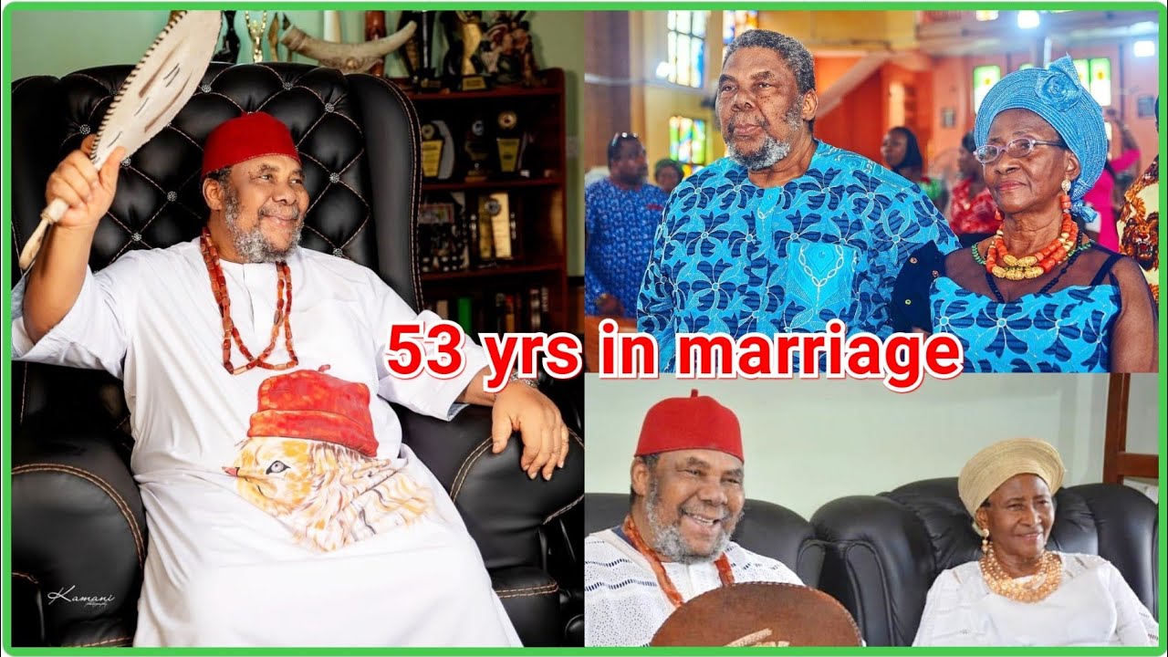 Celebration of Marriage...Famous Actor  Pete Edochie n wife celebrates🍾53 years Wedding Anniversary