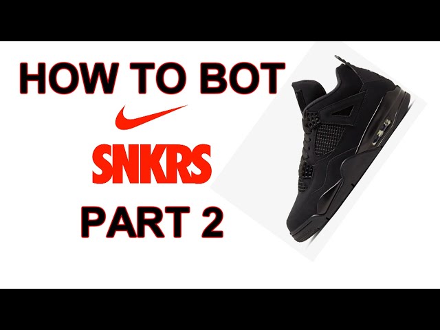 shoe bot for snkrs app