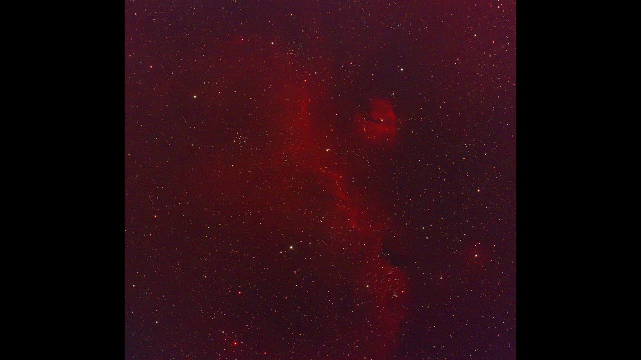 Seagull nebula from a skywatcher evoguide 50ED livestacking on sharpcap