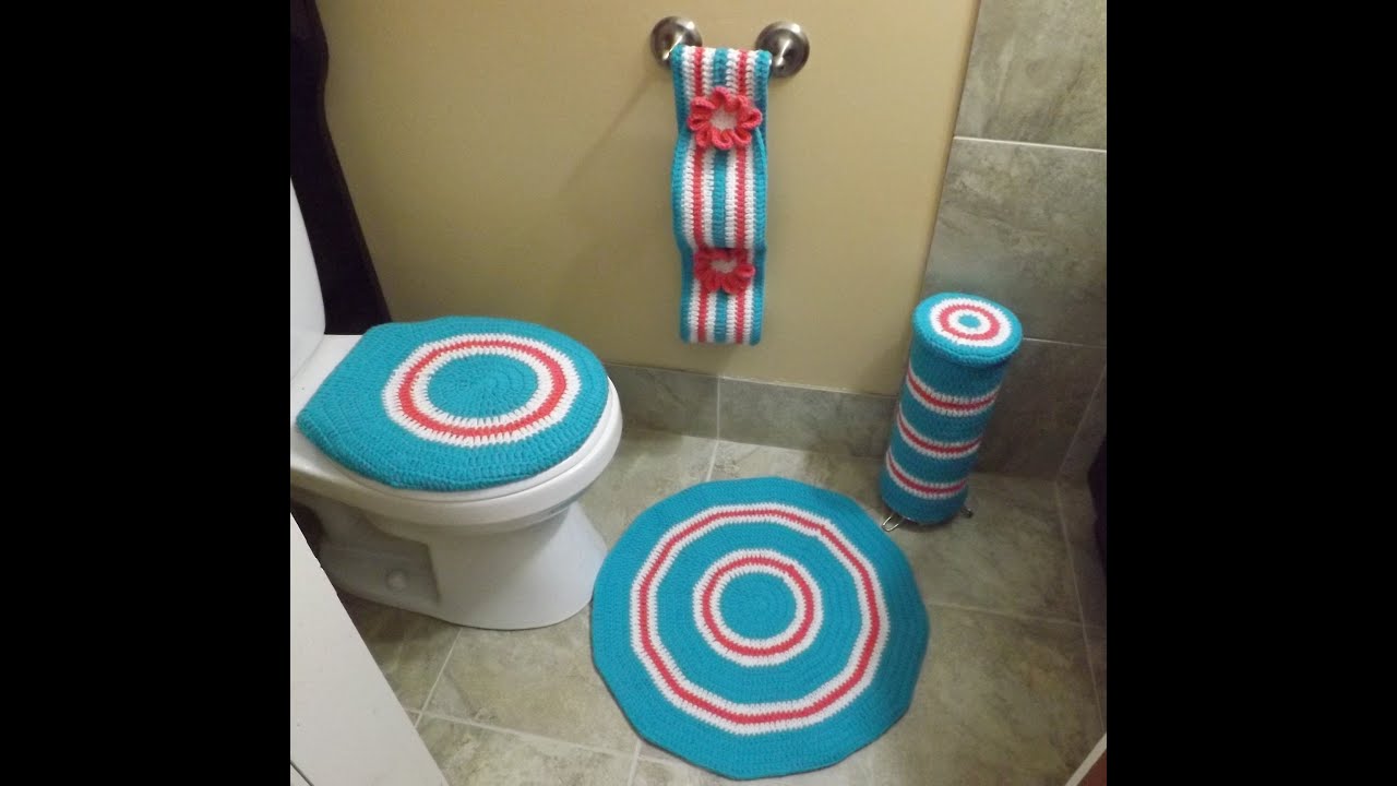 Crochet Bathroom set Part  2 of 4