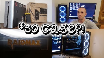 $50 Case Swap for Custom HP Gaming PC (RAIDMAX NEON)
