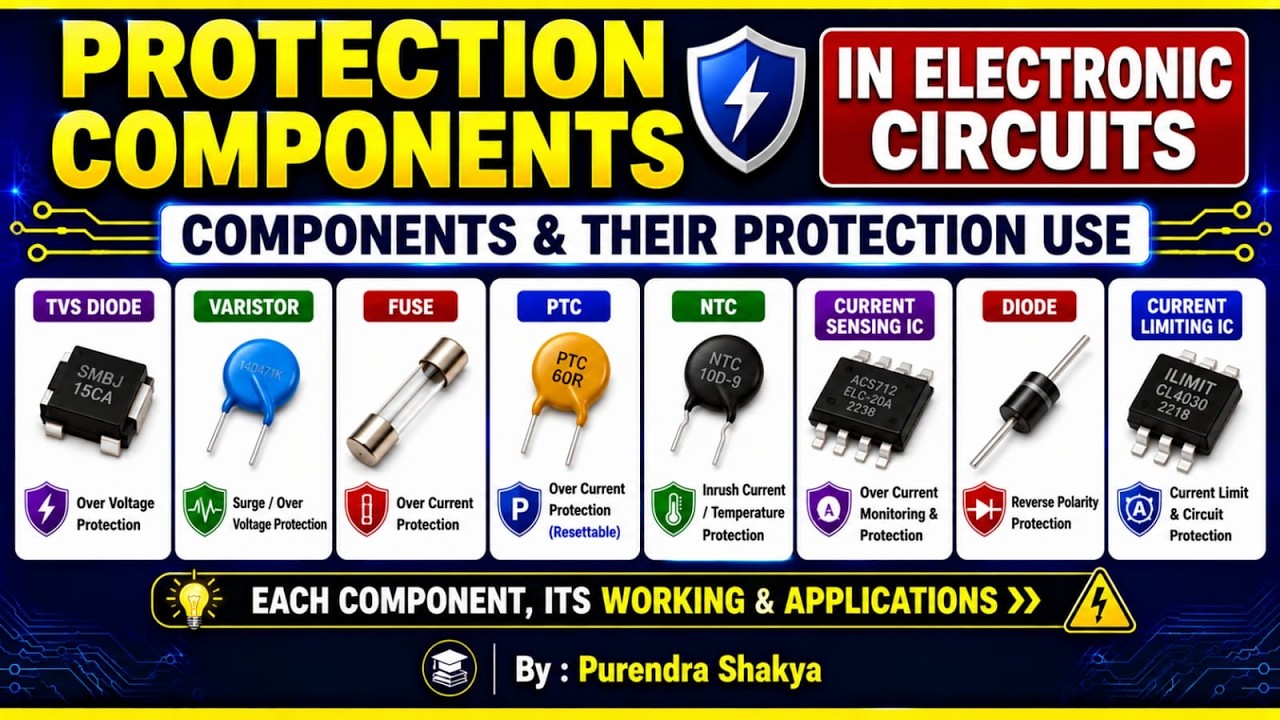 Basic Protection Components Protection Components Explained || By: Purendra Kumar Shakya - YouTube