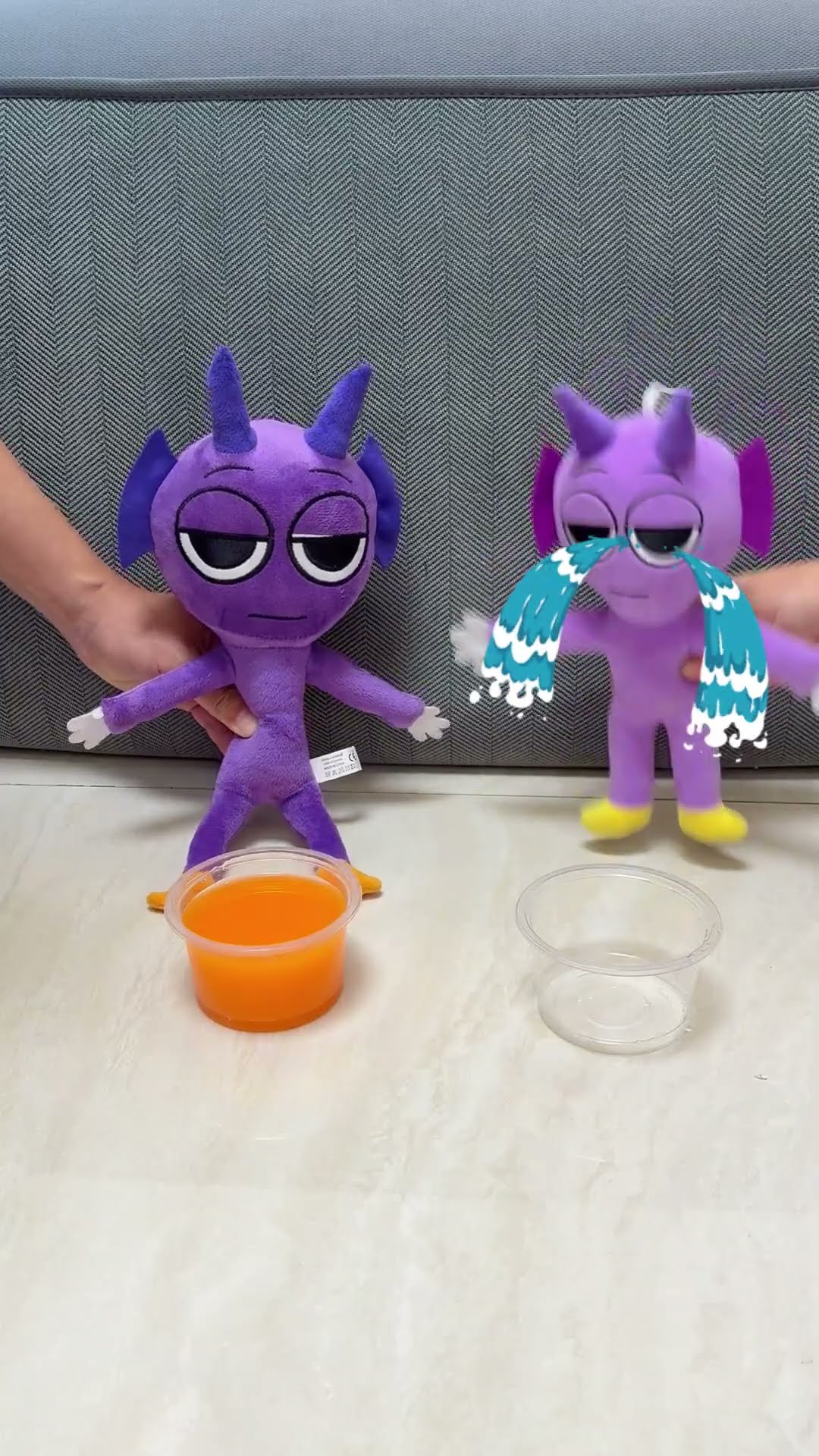 Durple share his drink
