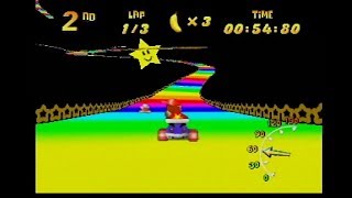 Diddy Kong Racing - Custom Track- Rainbow Road 1.1 (N64 Capture)