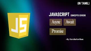 API Calling Axios Fetch | Async, Promise, wait | Javascript | Tamil