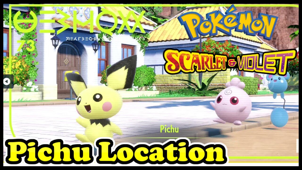 Pichu Location in Pokemon Scarlet & Violet - YouTube