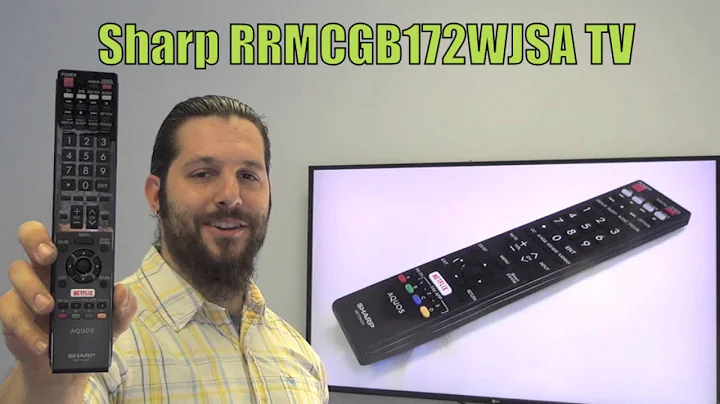 SHARP GB172WJSA TV Remote Control