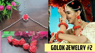 #ShivyaPathania#RadhaKrishna Golok Virah Jewelry/#2/Mangtika & Hairpins / Golok Jewelry