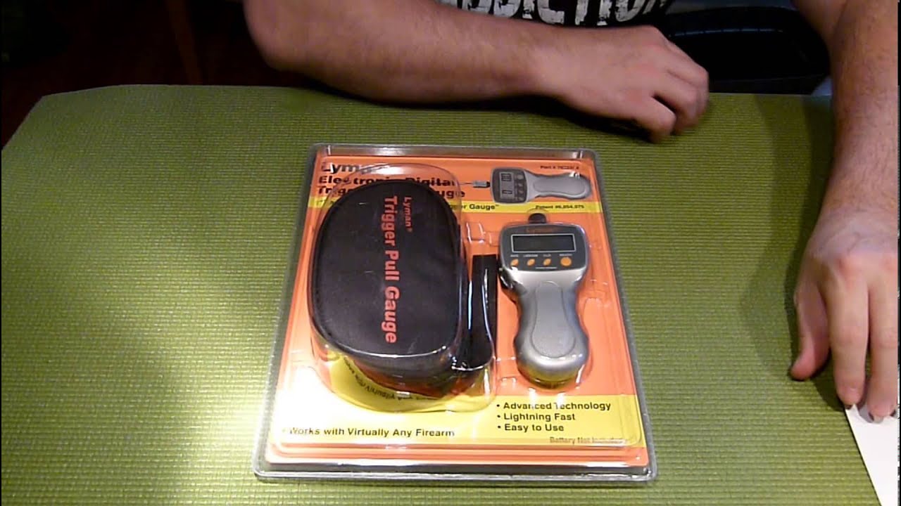 Lyman Electronic Digital Trigger Pull Gauge YouTube