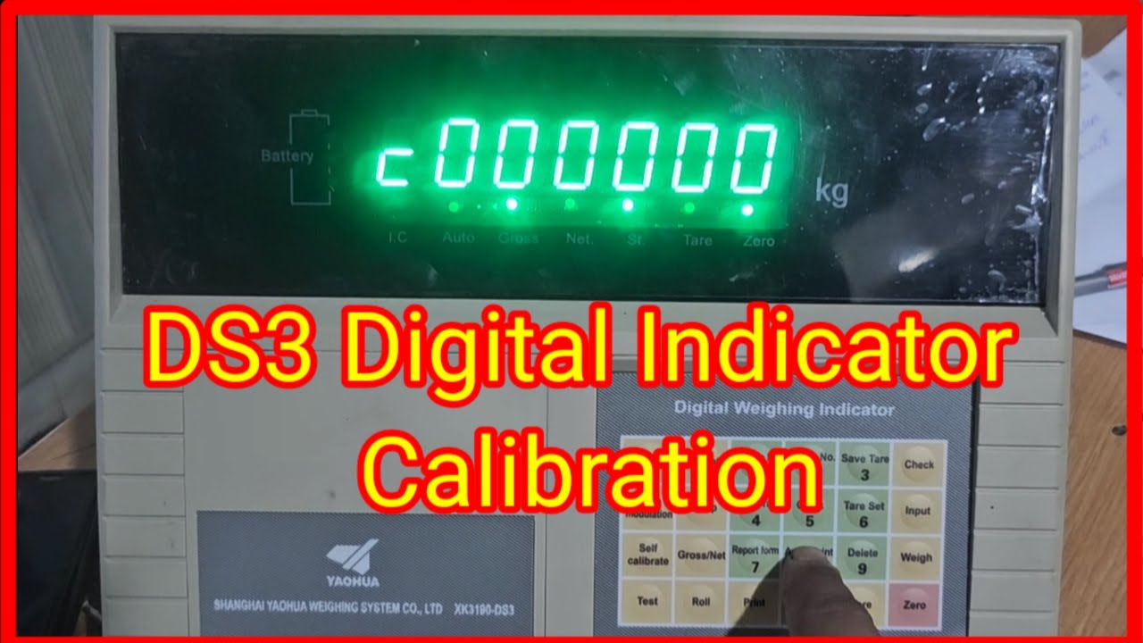 DS3 Digital Weighing Indicator Calibration | Easy Urdu Guide - YouTube