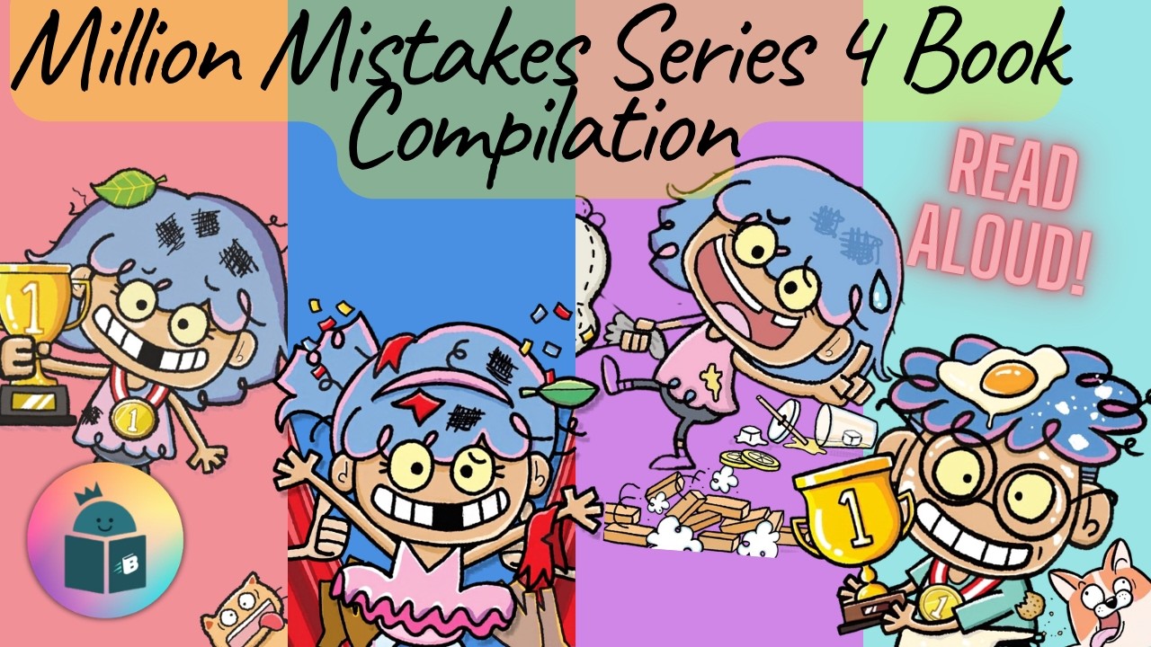 👧👦The Girl Who Makes a Million Mistakes Series 4 Book Compilation - Read Aloud - Brenda Li