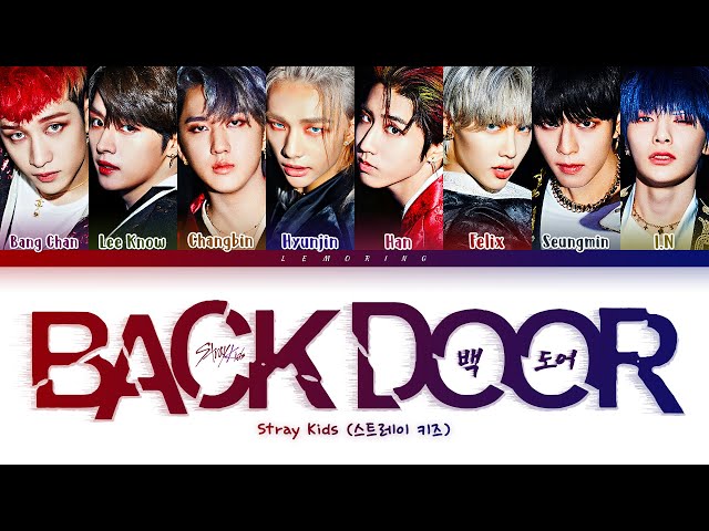 Stray Kids Back Door Lyrics (스트레이 키즈 Back Door 가사) [Color Coded Lyrics/Han/Rom/Eng] class=