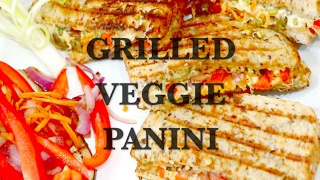 Grilled Veggie Panini Recipe Panini With Indian Es How To Make Panini Without A Panini Press