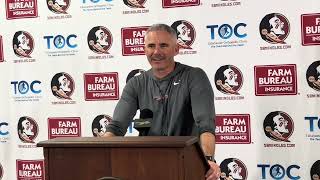 FSU Football | Mike Norvell wraps up the spring, doesn't name a starting QB, talks growth for team