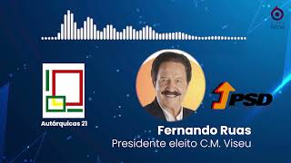 Reação de Fernando Ruas, Presidente eleito da Câmara Municipal de Viseu