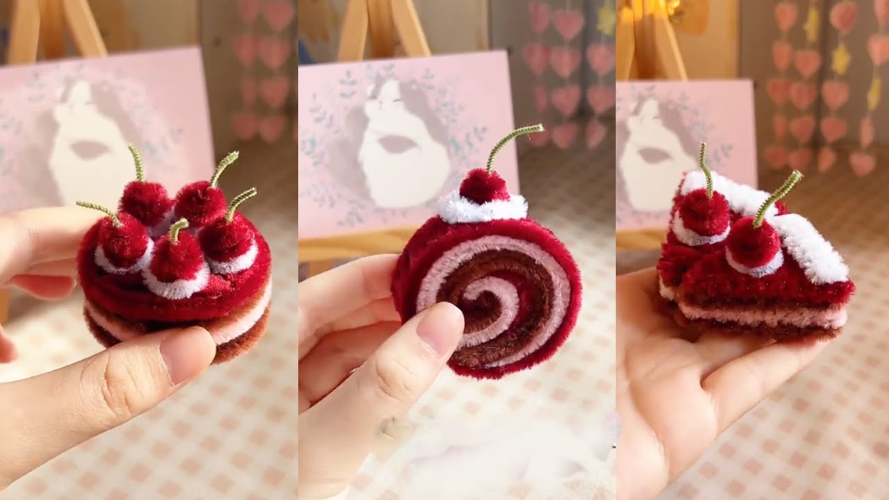 モールで可愛いケーキの作り方💕プレゼントにも、飾るにも可愛ケーキの作り方!