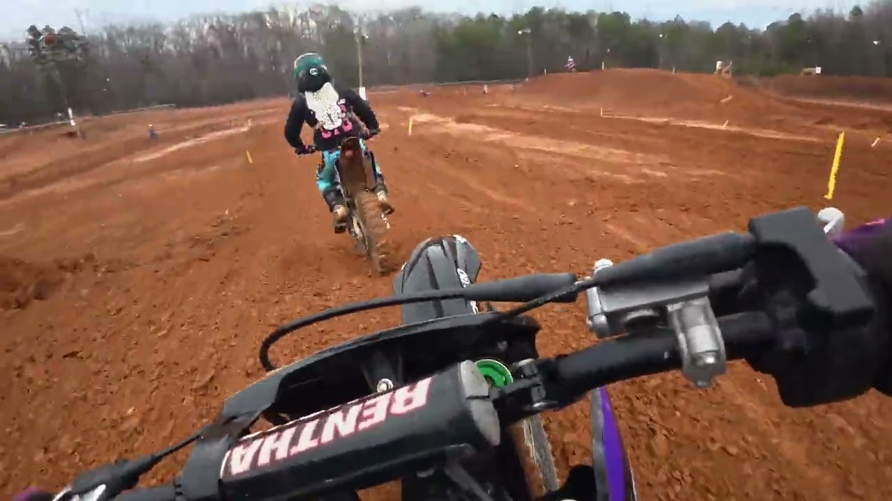 practice laps on kx112 at eastbend mx