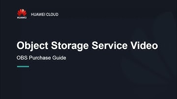 HUAWEI CLOUD Object Storage Service (OBS): Purchase Guide